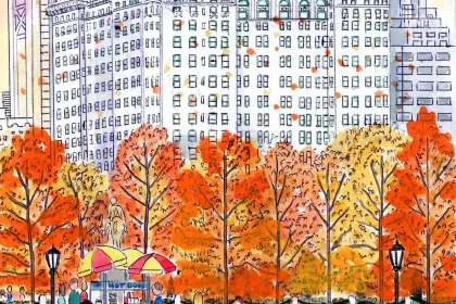 fall hotel jigsaw puzzle