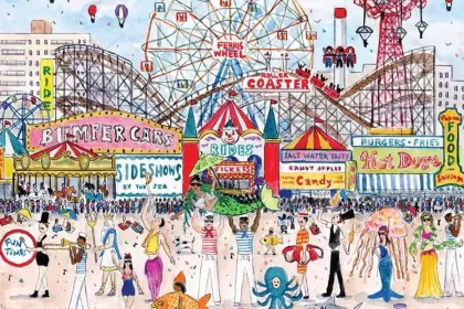 beach parade jigsaw puzzle