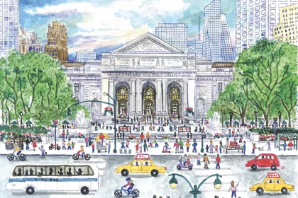 new york library jigsaw puzzle
