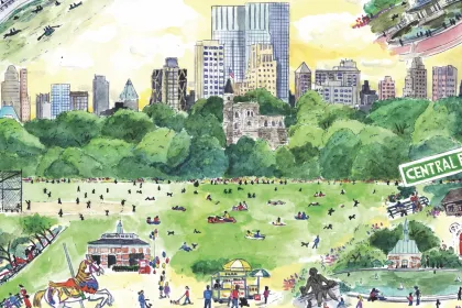 a day at central park jigsaw puzzle