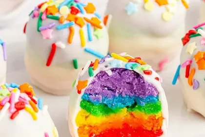 Rainbow Cake Balls jigsaw puzzle