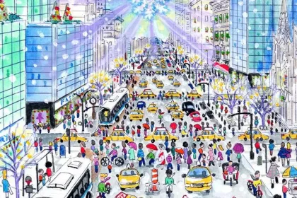 winter time nyc jigsaw puzzle