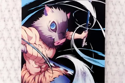 e.g. Inosuke Hashibira using his beast breathing jigsaw puzzle