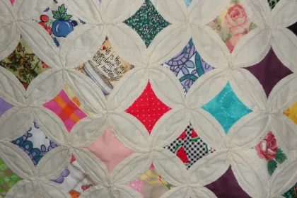 Stained-Glass Window Quilt jigsaw puzzle