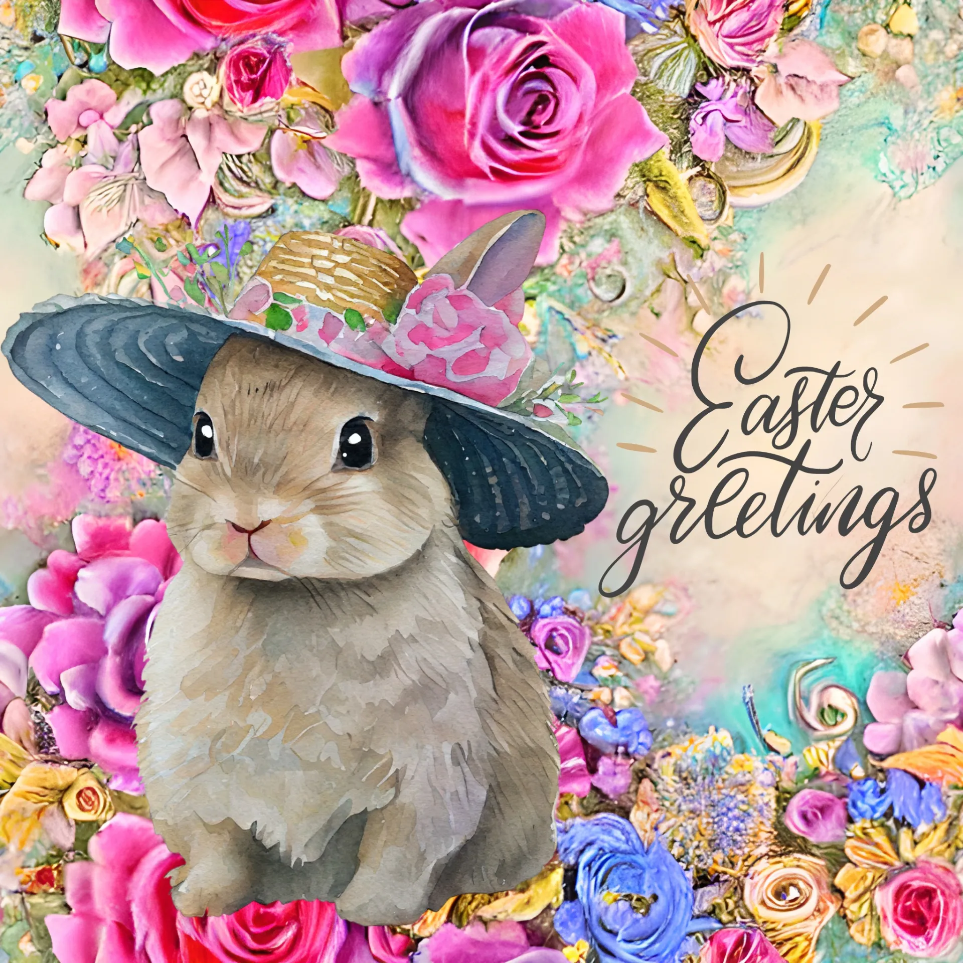 Easter Greetings Bunny