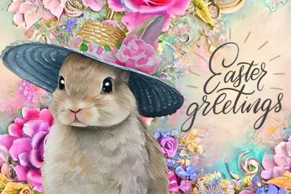 Easter Greetings Bunny jigsaw puzzle