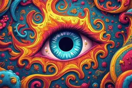 PsEYEchedelic jigsaw puzzle jigsaw puzzle