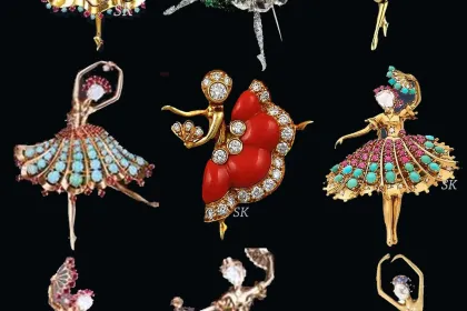 Dancer brooches jigsaw puzzle