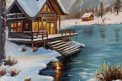 Wooden cabin jigsaw puzzle