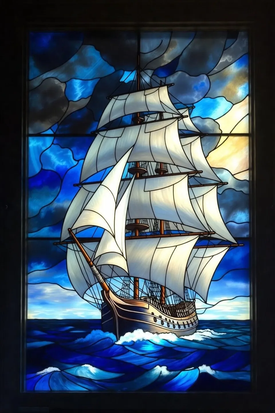 Sailing Ship at Sea