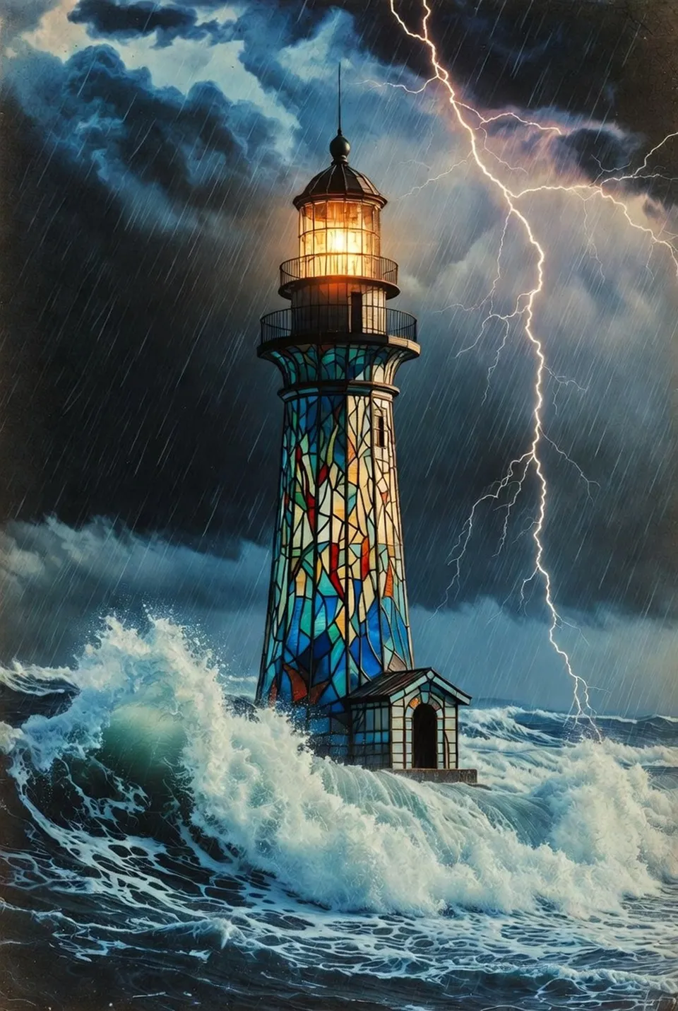 Lighthouse in the Storm