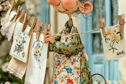 Laundry jigsaw puzzle