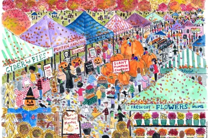 Haunted Harvest Market jigsaw puzzle