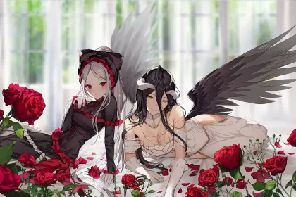 Overlord Albedo x Shalltear jigsaw puzzle