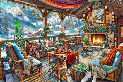 Ski Cabin jigsaw puzzle