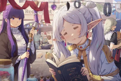 Frieren Market jigsaw puzzle