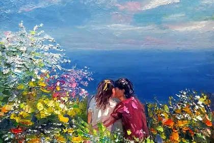 Romantic jigsaw puzzle