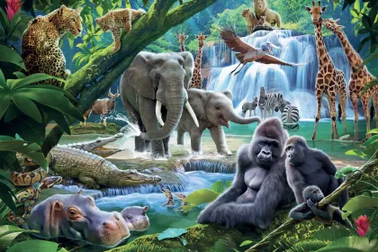 Jungle Animals jigsaw puzzle