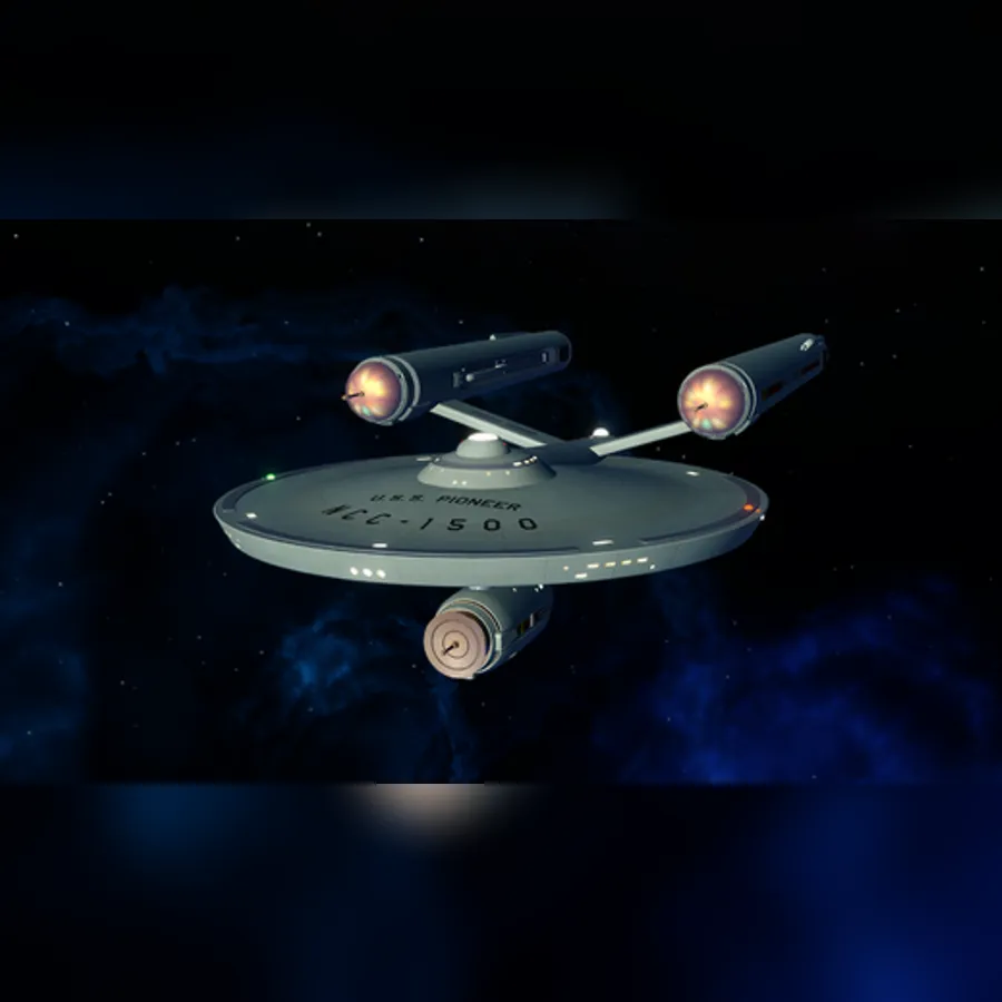 pioneer class starship from star trek