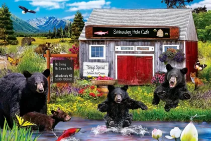 Wild & Whimsical - Swimming Hole jigsaw puzzle