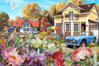 Sunny Yard jigsaw puzzle