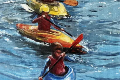 Canoe jigsaw puzzle