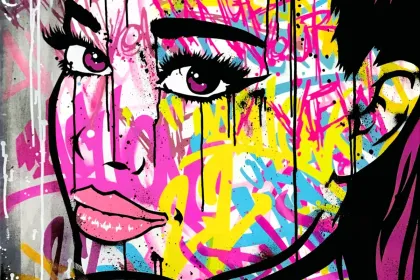 Drip art jigsaw puzzle