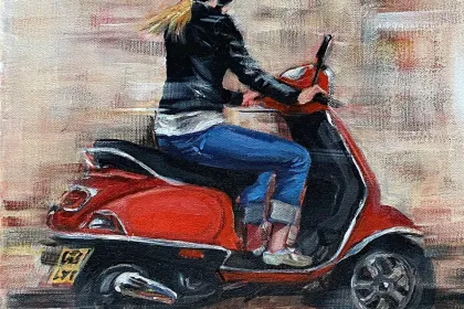Moped jigsaw puzzle