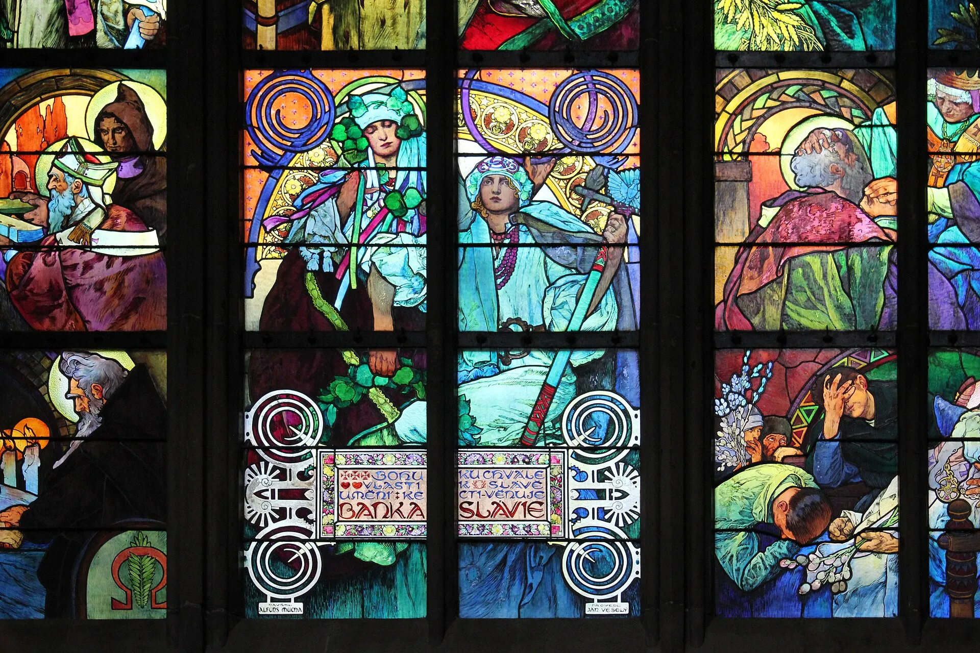 Mucha Window Czech Republic