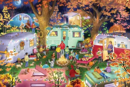Fall Campers jigsaw puzzle
