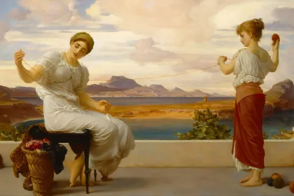 Frederic Leighton, Winding the Skein, ca. 1878 jigsaw puzzle