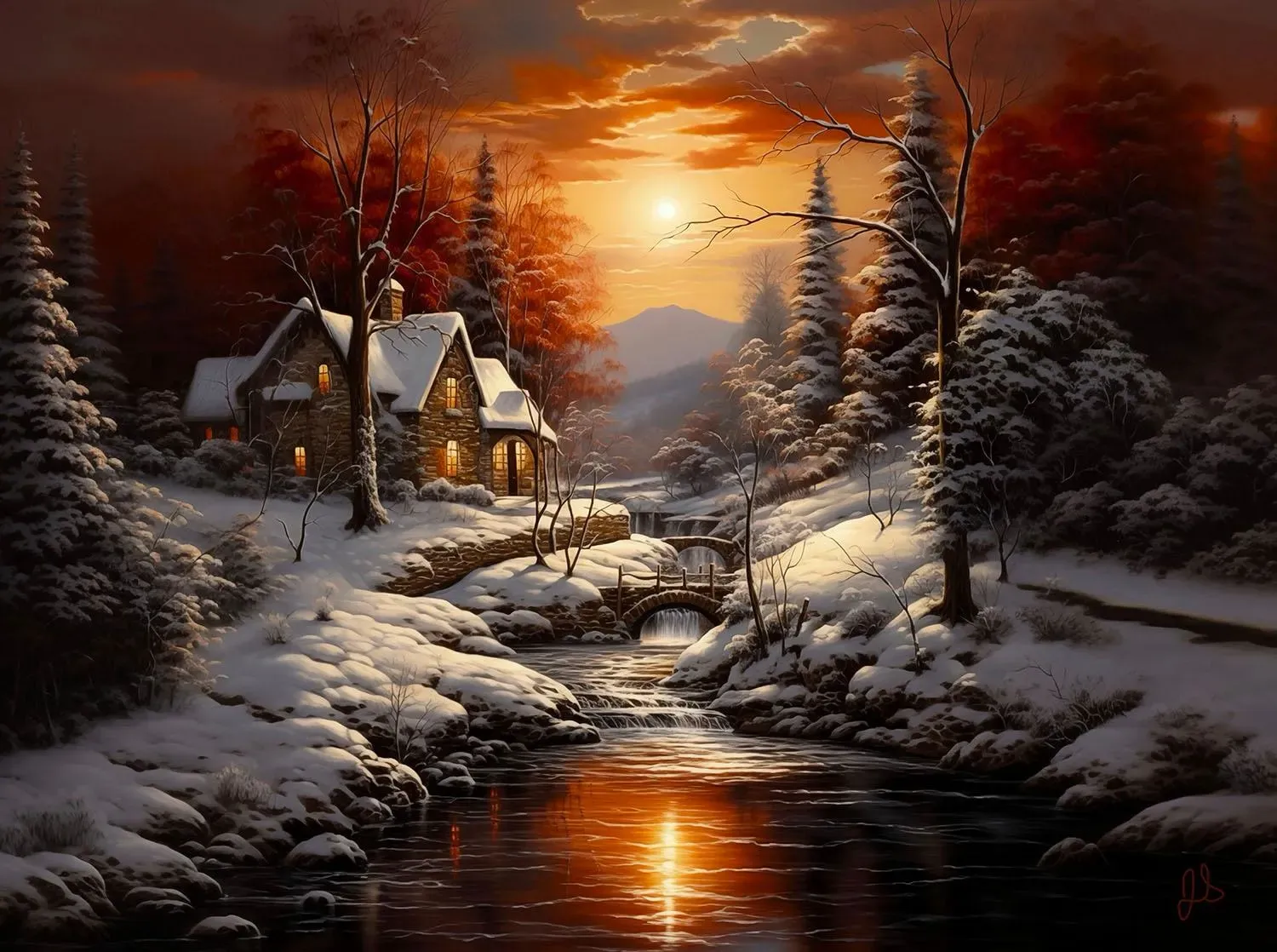 Serenity in the Woods