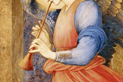 Edward Burne-Jones, An Angel Playing a Flageolet jigsaw puzzle