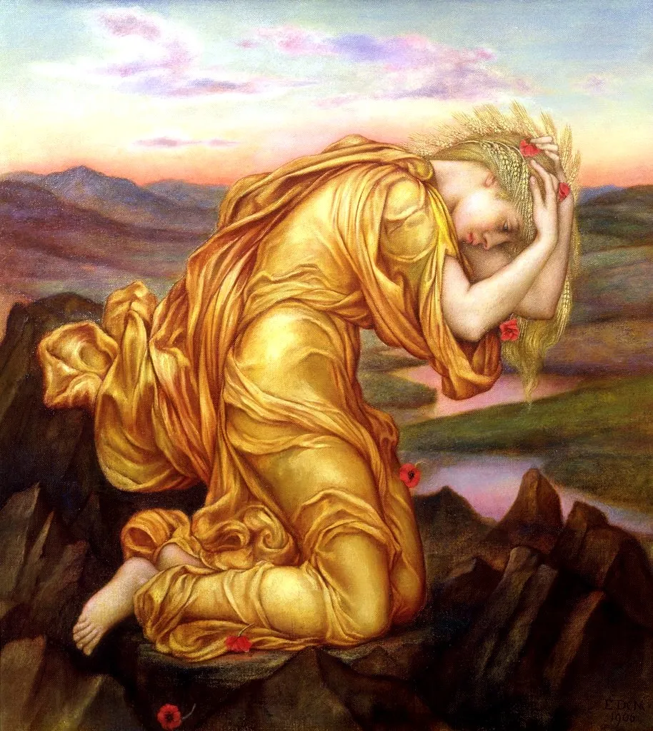 Evelyn De Morgan, Demeter Mourning for Persephone, 1906