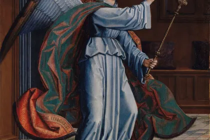 The Angel of the Annunciation by Gerard David, 1506 jigsaw puzzle