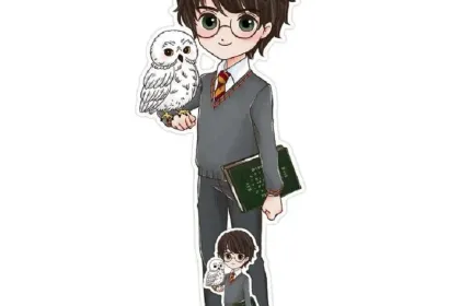e.g. Harry hanging out with Hedwig jigsaw puzzle