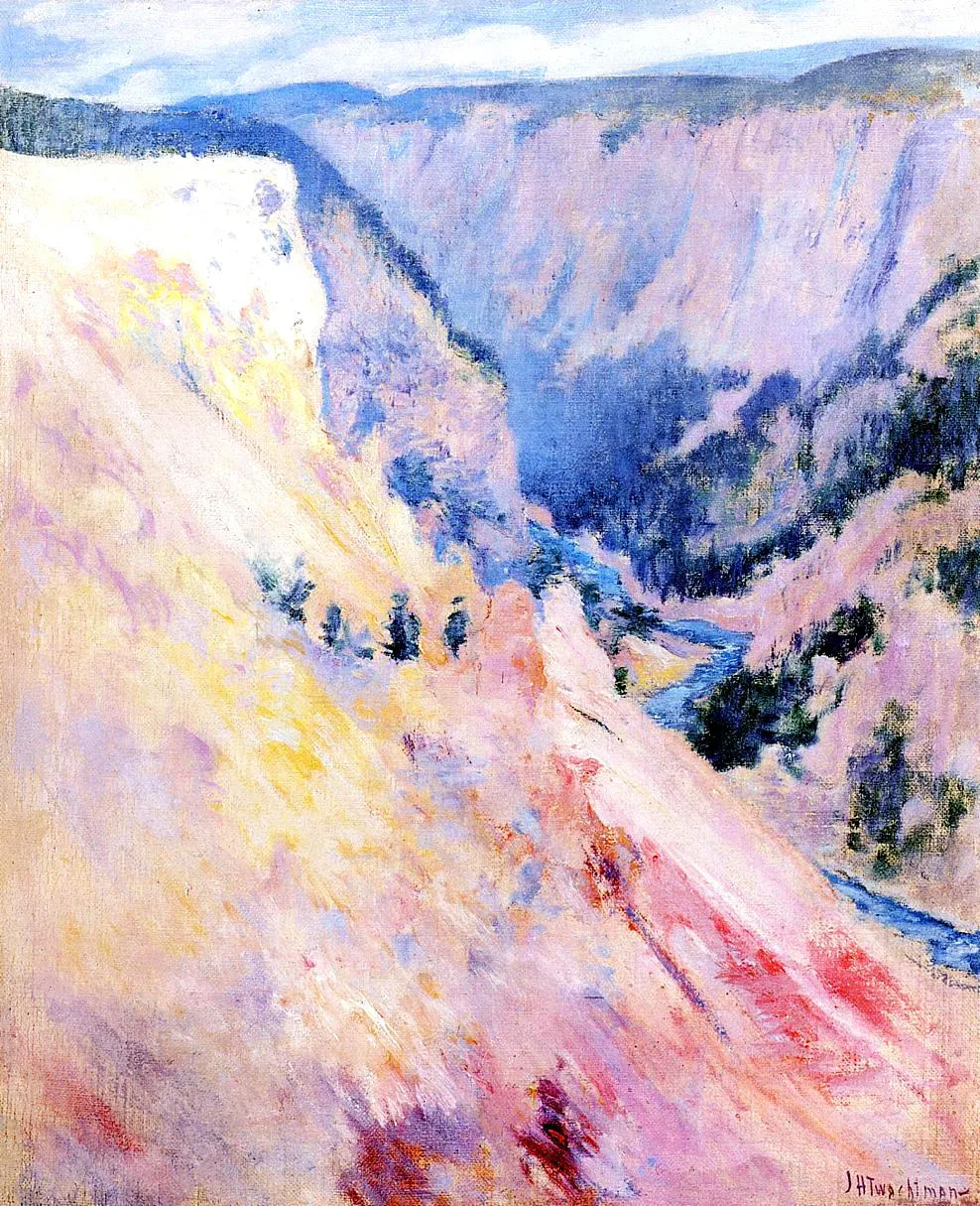 Yellowstone Park by John Henry Twachtman, 1895