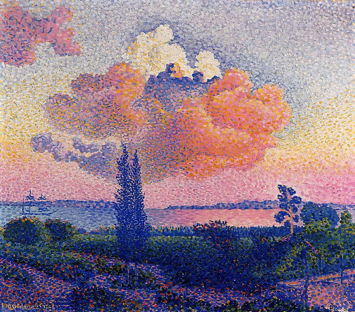 The Pink Cloud by Henri-Edmond Cross, 1896
