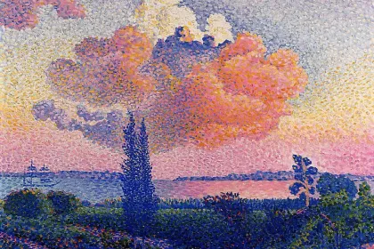 The Pink Cloud by Henri-Edmond Cross, 1896 jigsaw puzzle