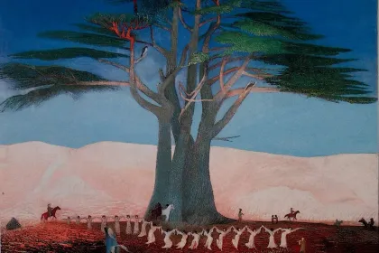 Pilgrimage to the Cedars in Lebanon by Tivadar Kosztka Csontvary, 1907 jigsaw puzzle