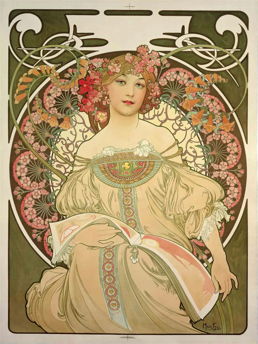 Alphonse Mucha, Reverie, 1897