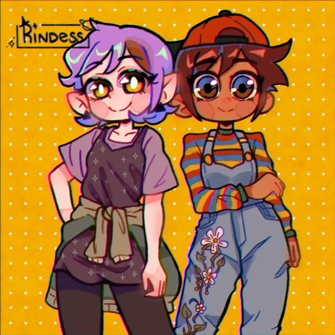 e.g. Luz and Amity being a cute couple