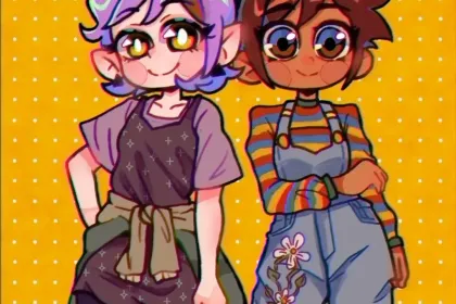 e.g. Luz and Amity being a cute couple jigsaw puzzle