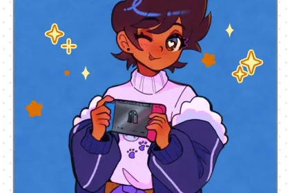 e.g. Luz Noceda beating everyone in Mario Kart jigsaw puzzle