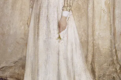 Symphony in White no.1: The White Girl Portrait of Joanna Hiffernan by James McNeill Whistler, 1862 jigsaw puzzle