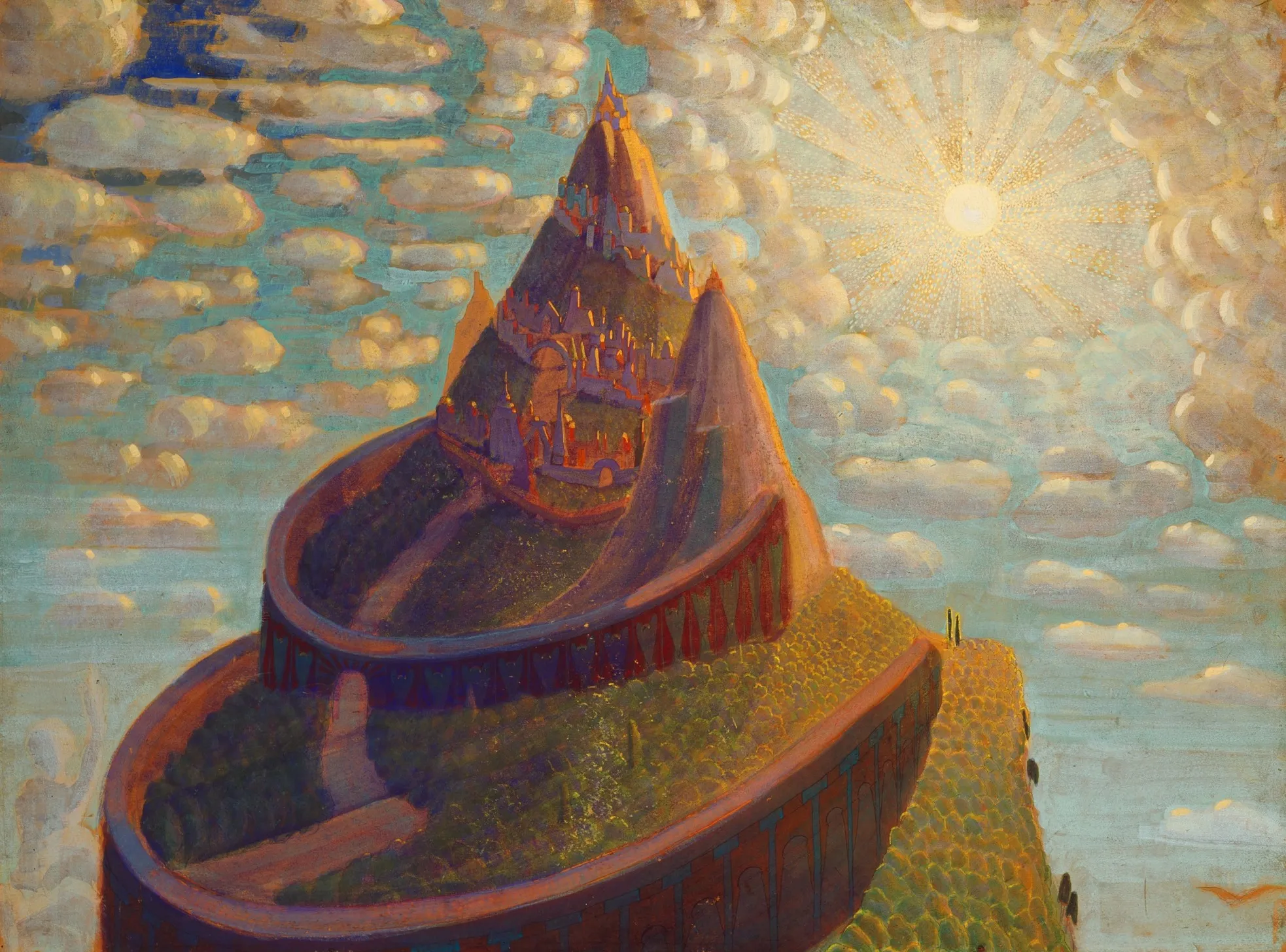 Castle (Castle Fairy Tale) by Mikalojus Konstantinas Ciurlionis, 1909
