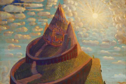 Castle (Castle Fairy Tale) by Mikalojus Konstantinas Ciurlionis, 1909 jigsaw puzzle