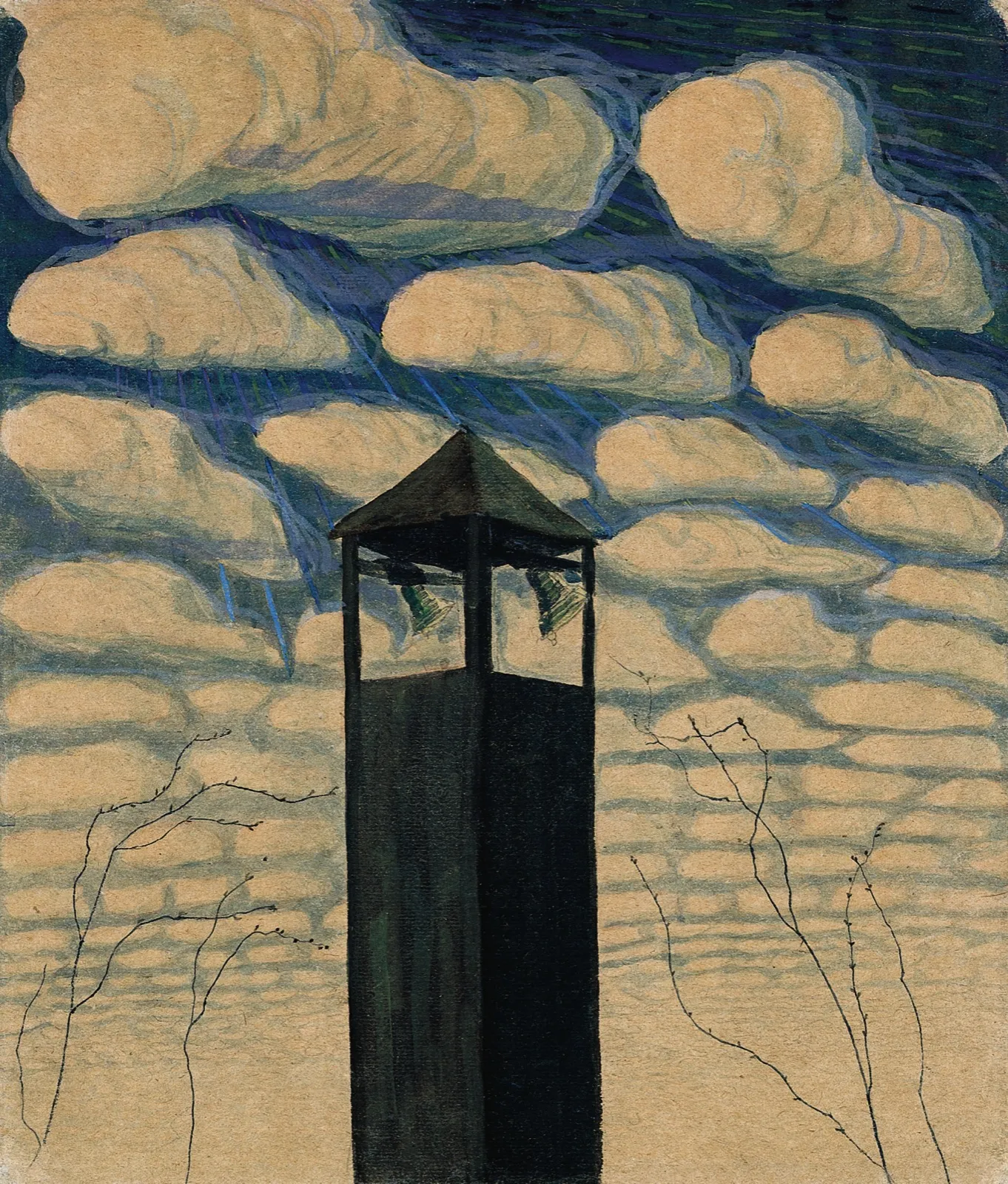 Spring Motif by Mikalojus Konstantinas Ciurlionis, 1908