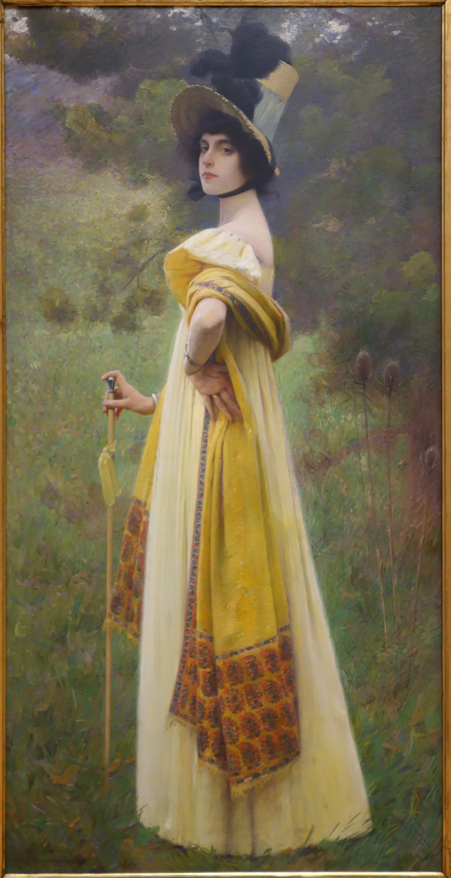 The Shawl by Charles Sprague Pearce, ca. 1900