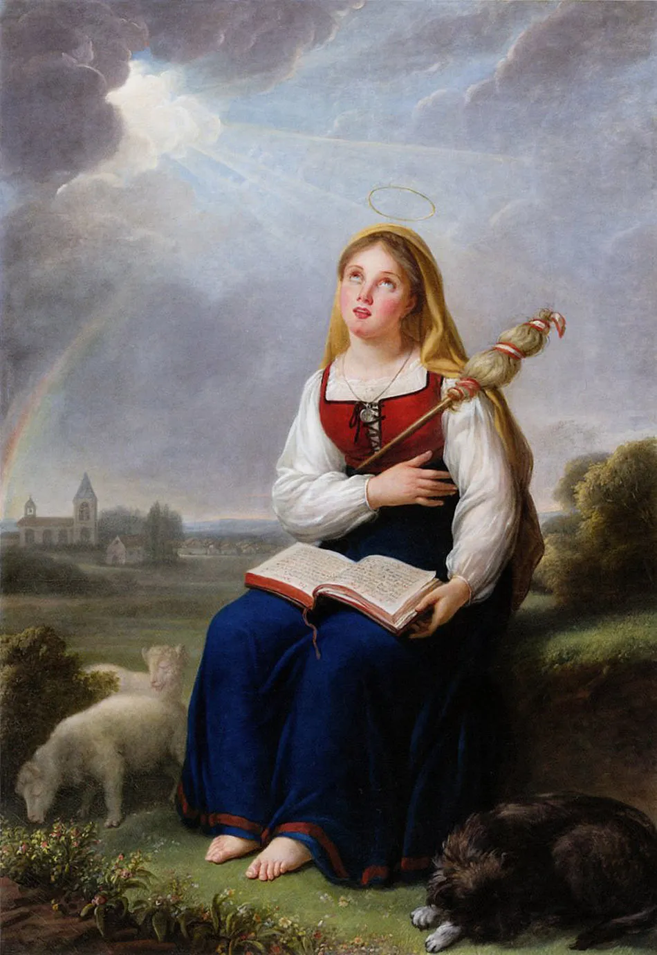 St. Genevieve by Louise Elisabeth Vigee Le Brun, 1821